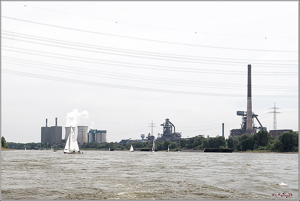 100 Jahre Rheinwoche 2022 - 3. Wettfahrt Duesseldorf  - Duisburg, 04.06.2022,